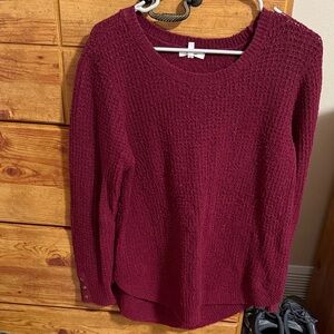 Maurice’s Brand Women's Burgundy Sweater
